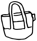 カバンのイラスト
