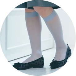 【すらっと魅せる】美着圧ハイソックス