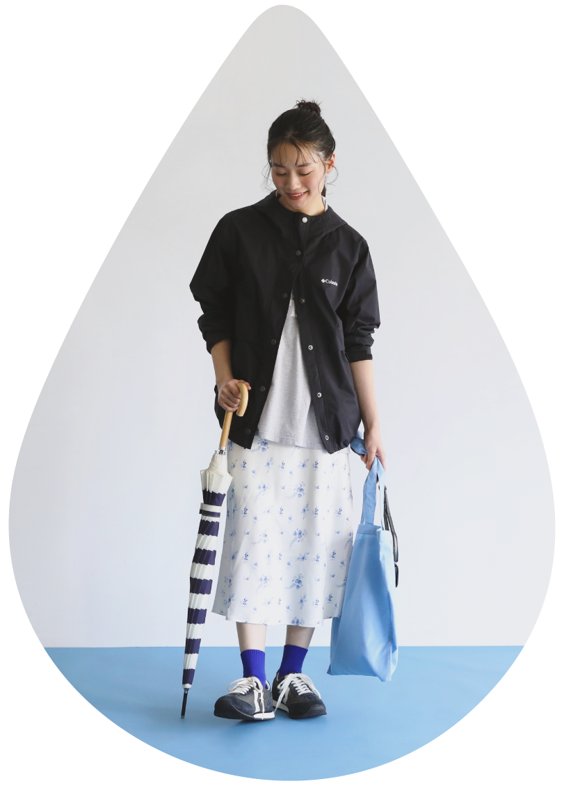撥水アメリブショートソックスの使用シーン