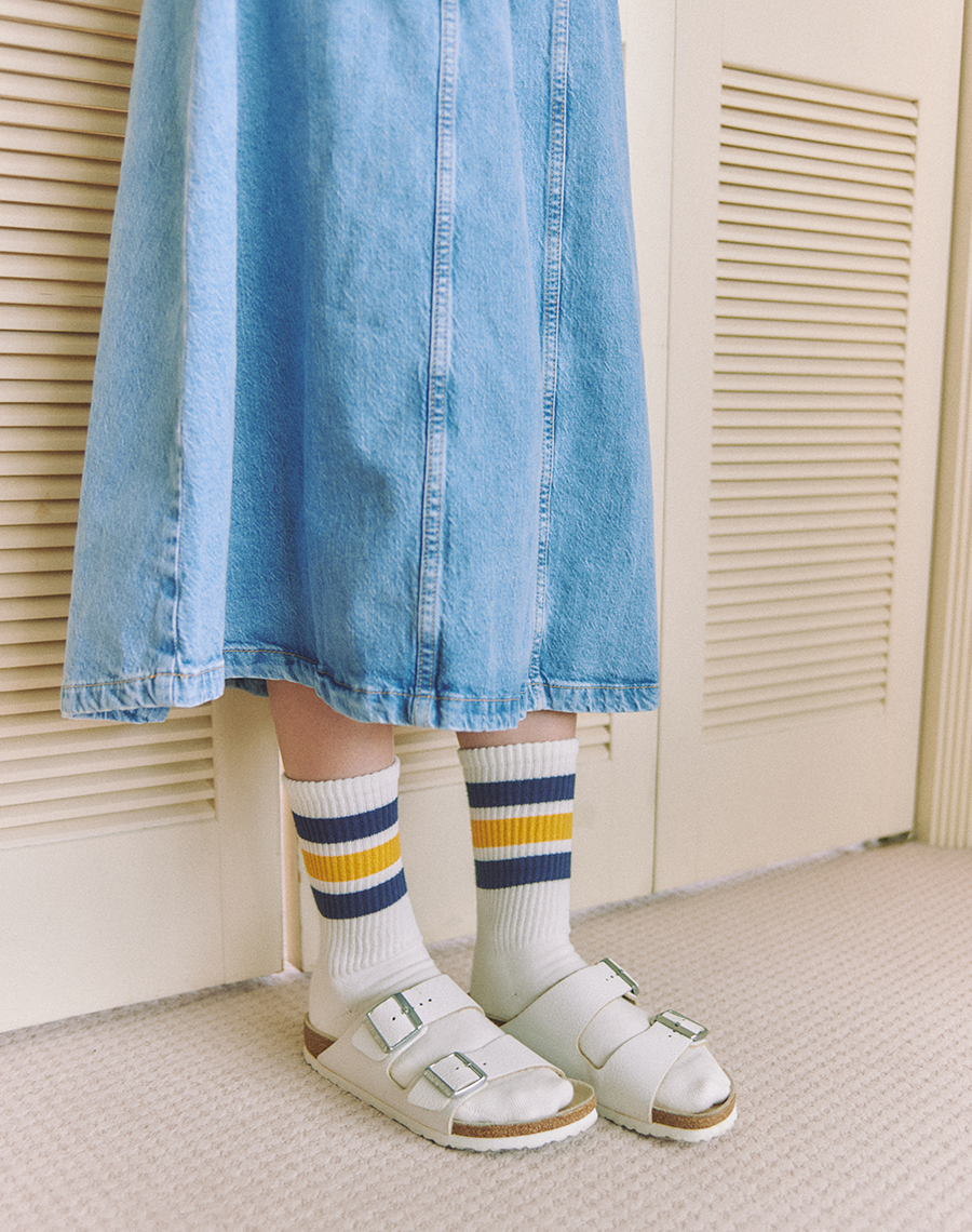 Top Line Pile Socks 3本ラインミドルパイルソックス