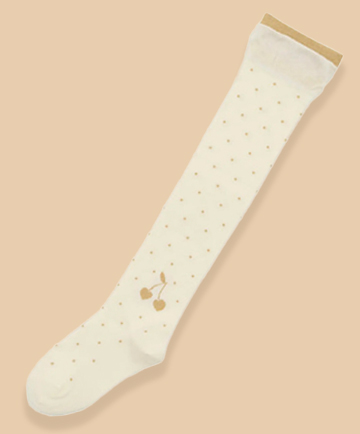 cherry knee high socks